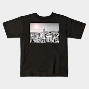 Manhattan, New York, USA, Lens Flare Kids T-Shirt